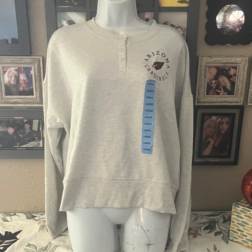 NFL Arizona Cardinals Gray Sweatshirt